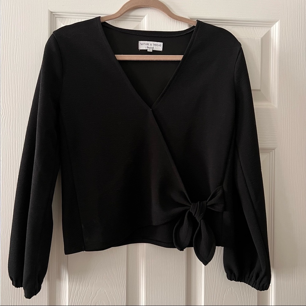 Texture & Thread by Madewell wrap tie top